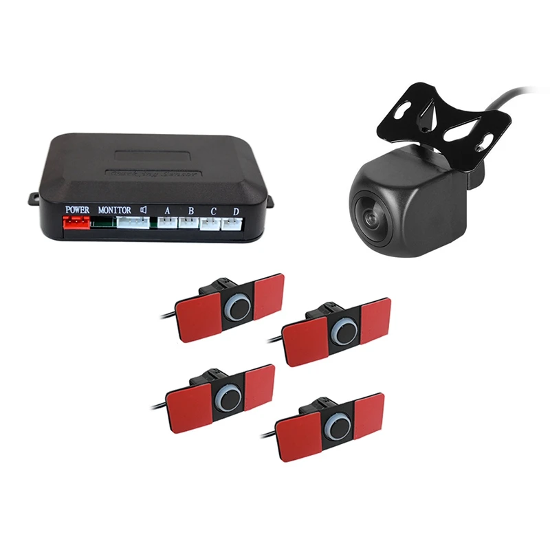 

1Set Parking Sensor Wireless WIFI Car Rear View Reverse Parking System 4X Sensors Night Vision Camera