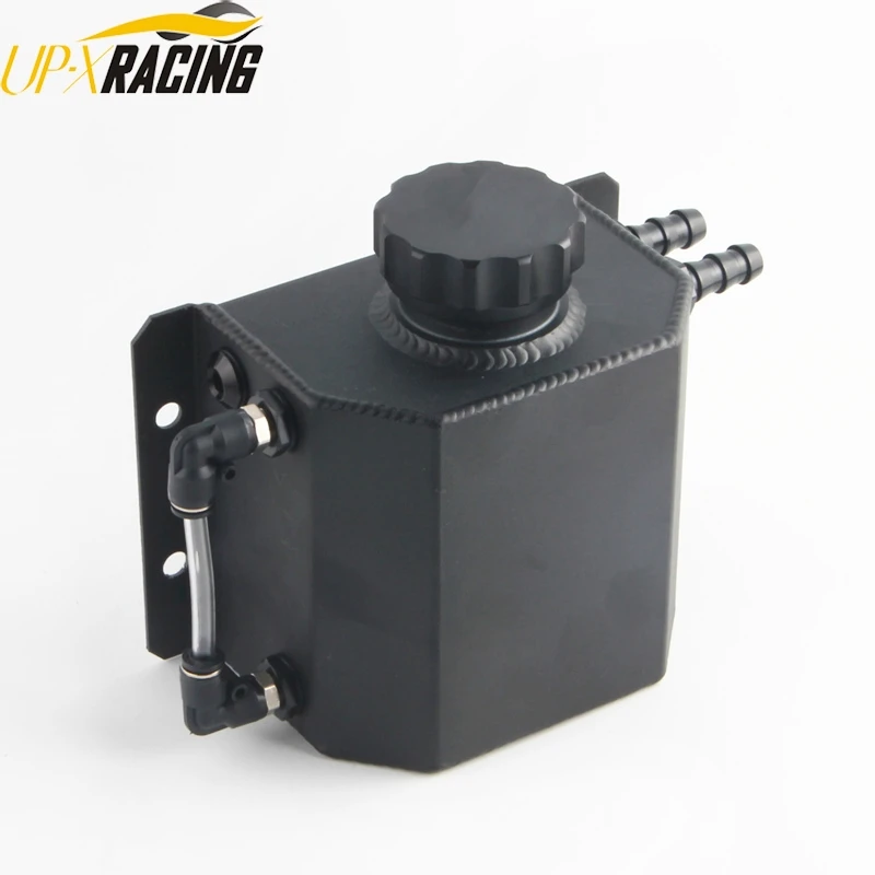 Универсальный алюминиевый маслоуловитель на 1 л резервуар с дренажной заглушкой