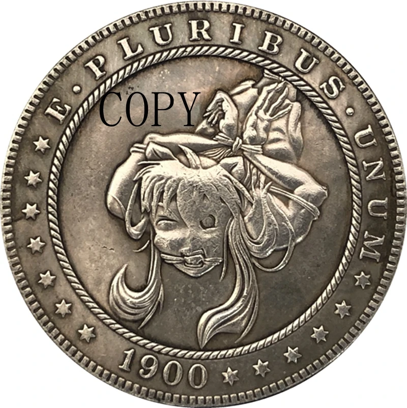 

Hobo Nickel 1900-O USA Morgan Dollar COIN COPY Type 205