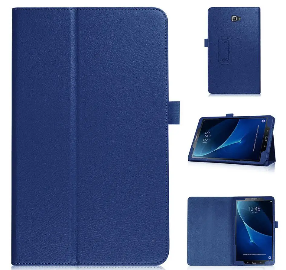 Чехол для Samsung Galaxy Tab A6 10 1 дюйма T580 T585 чехол из искусственной кожи умный подставка