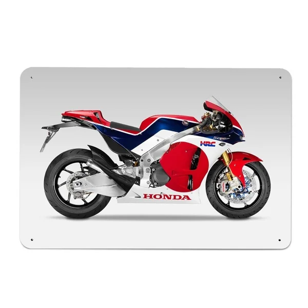 

20 x 30cm Metal Tin Sign Hon da RC213V-S Decor Bar Pub Retro Wall Home Club Tavern Cafe Garage