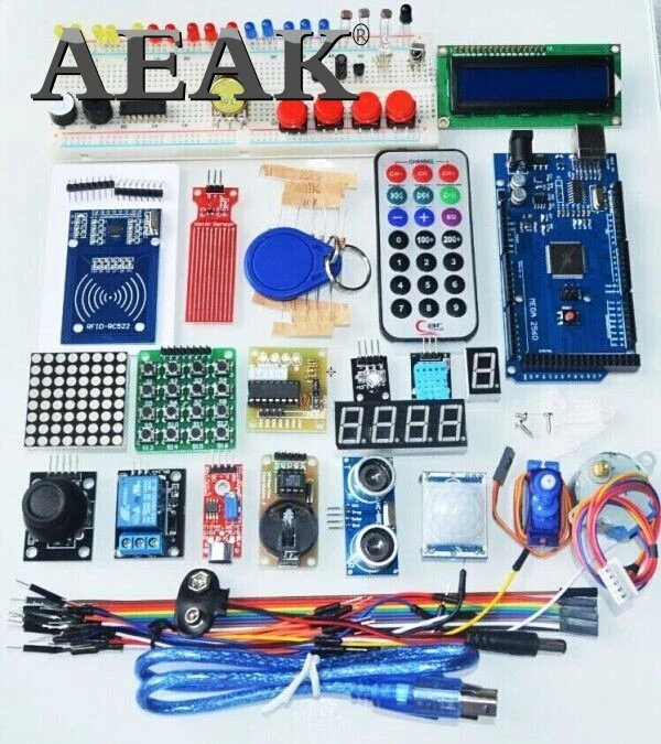 AEAK для Arduino UNO R3 RFID стартовый набор UNO R3 обновленная версия Обучающий набор с розничной коробкой