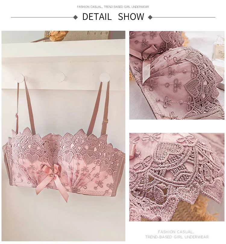 Roseheart летние женские модные красные фиолетовые беспроводные сексуальные комплекты нижнего белья, хлопковые трусики, Мягкие Бесшовные комплекты бюстгальтеров нижнее белье A B