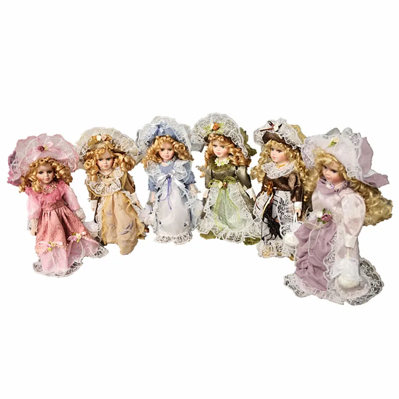 

Ceramic Doll 30CM Office Home Decoration Girl Creative Gift Photography Props