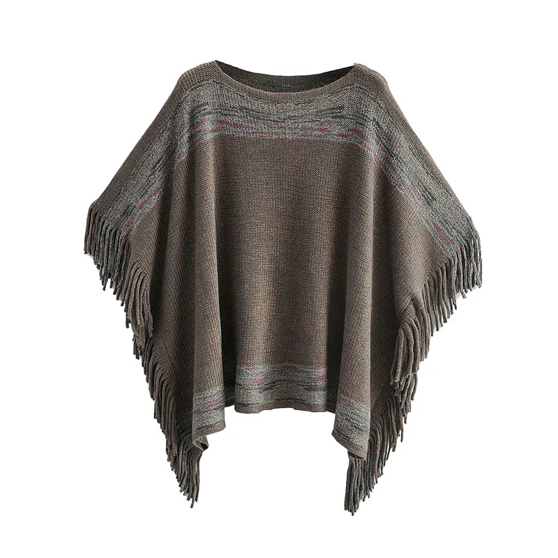 

Nlzgmsj Za Women Pullover Poncho 2021 Women Autumn Winter Pashmin Woman Cape Poncho Ladies Capes Ponchos Cloak Coats 202106