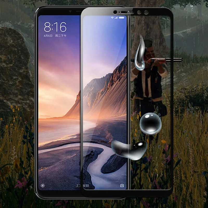 Закаленное стекло для телефона Xiaomi mi Max 3 Защитная пленка экрана крышка