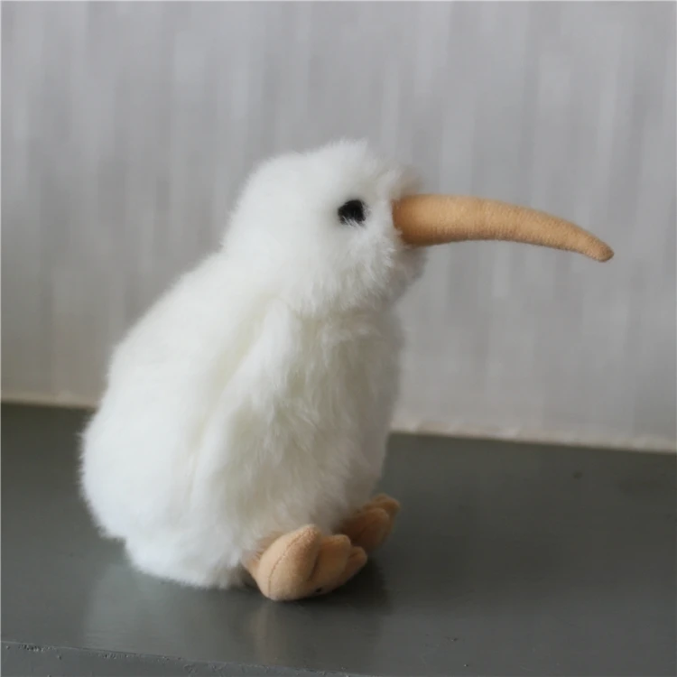 2 Styles of New Zealand Kiwi Bird Plush Toys Dolls - Simulated White Kiwi Animals Perfect for Christmas Gift image 3