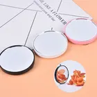 1 шт. Портативный Макияж 5X 10X увеличительное косметическое круглое зеркало с двумя присосками 88x88x9mm