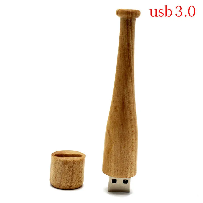 Деревянный usb флеш-накопитель TEXT ME 4 ГБ 8 16 32 Кленовая бейсбольная бита 3 0 |