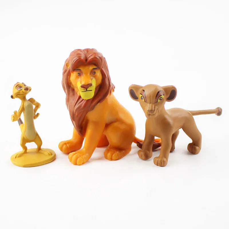 12 шт. в упаковке футболки с рисунками льва гвардии King Kion Симба ПВХ Фигурки Bunga Beshte