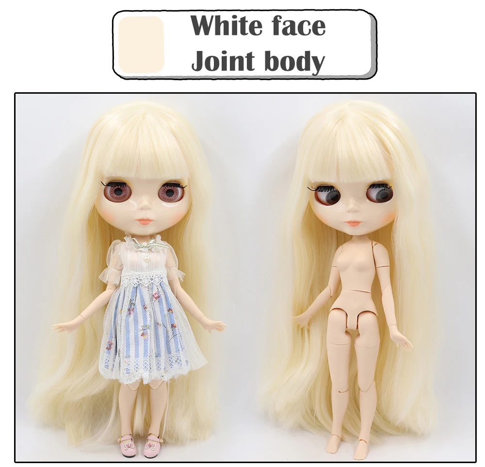 ICY Blyth Кукла № 1 глянцевое лицо белая кожа сустава тела 1/6 BJD Специальная цена 1/4 BJD, Pullip, Jerryberry, Licca игрушка подарок