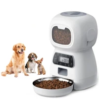 automatic pet feeder dog bowl 3l pet food dispenser feeder vending machine large cat dog 4 meal voice recorder times