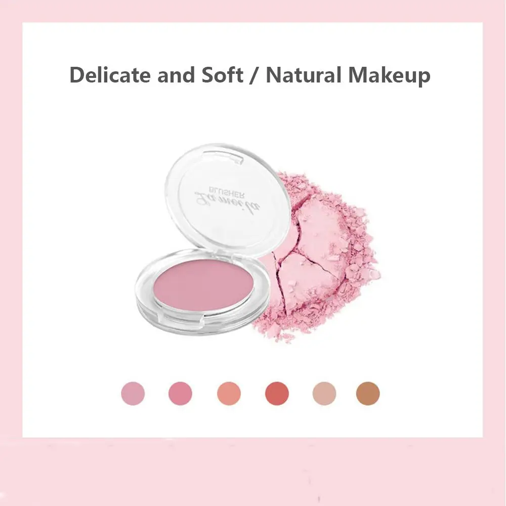

Exquisite Nature Lasting Luster Nude Makeup Rouge Monochrome Blush Palette