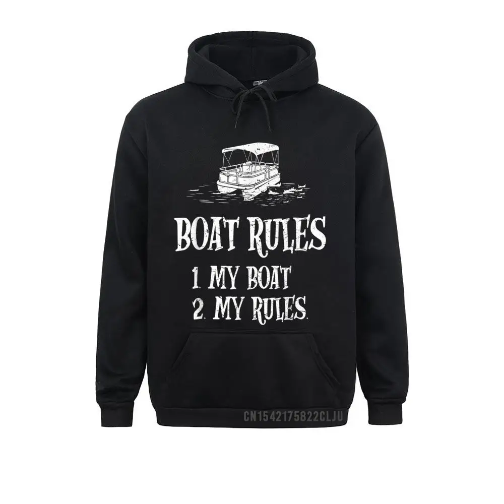 

Boat Captain Hoody My Rules My Boat Pontoon Boating Gift Warm Men Sweatshirts For Women Printed On Hoodies Latest Clothes
