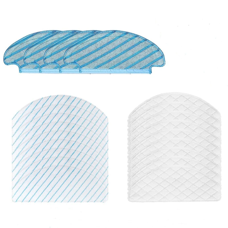 

Replacement Mop Cloths Cleaning Pads Compatible For Ecovacs DEEBOT OZMO T8 AIVI T8 Max And T8 Series/ T9 Series/ N8 Pro