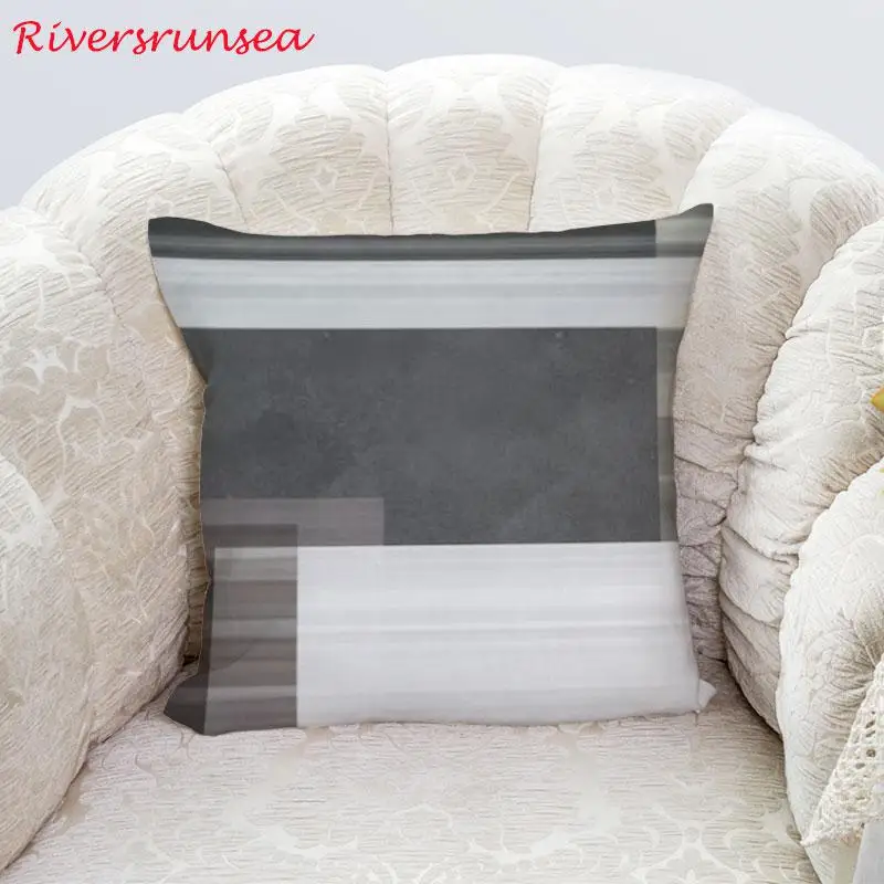 Скандинавский стиль Геометрическая мраморная Подушка розовый Фламинго