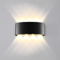 nordic wall lamp led up down wall lights aluminum outdoor indoor sconce ip65 home stairs bathroom bedroom bedside lighting lamp
