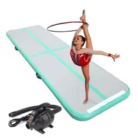 Mini inflatable air track mat gymnastics tumbling yoga 2m 3m 4m Length Free shipping with free CE/UL electric pump