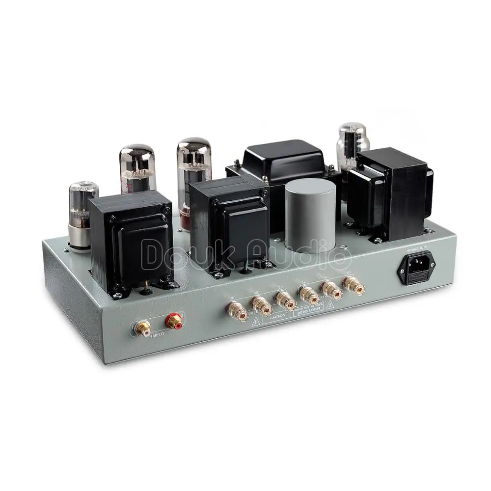 Douk аудио hi fi EL34 вакуумный ламповый усилитель односторонний Стереоусилитель