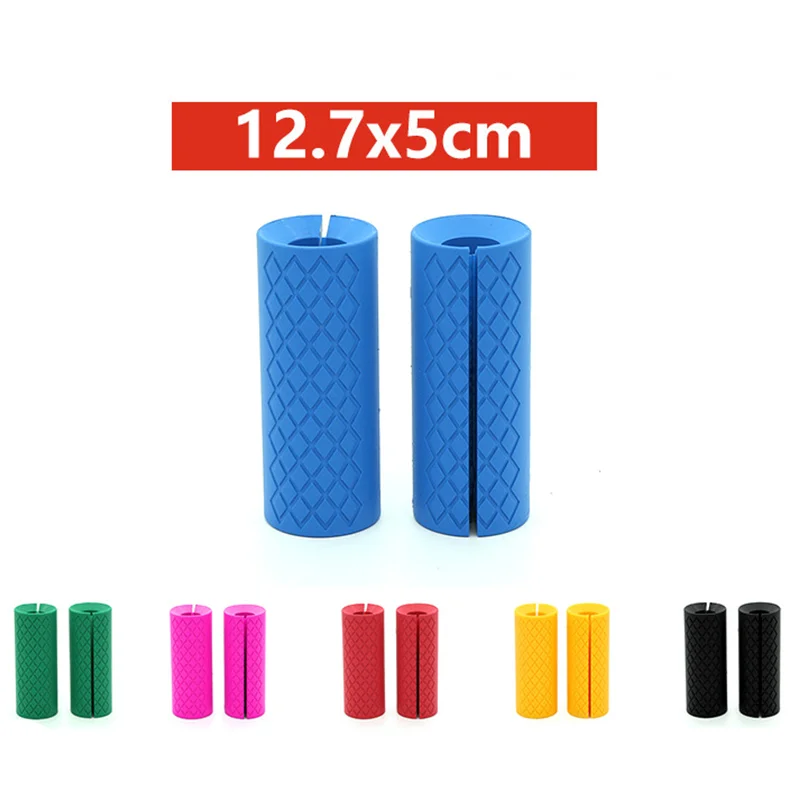 

1 Pair Thick Bar Grips Adapter Arm Blasters Fat Barbell Grip Strength Training Weightlifting Anti-Slip Protect Pad