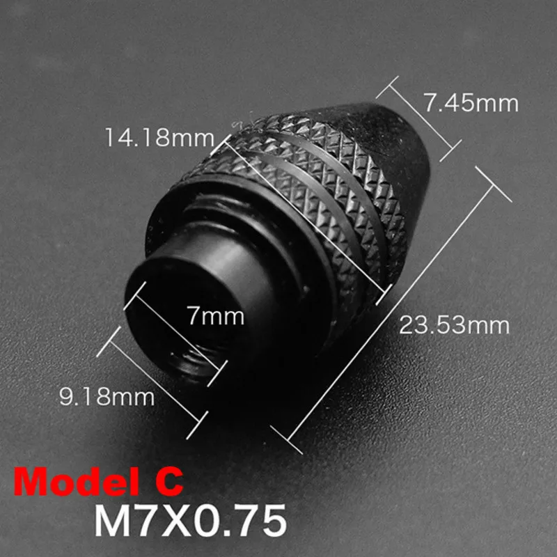 Long Model C 0,3-3,2 мм мульти дрель патрон без ключа для Dremel вращающиеся инструменты дрель не электрическая бит адаптер для патронов конвертер Универсальный мини патрон - Цвет: Long Model C