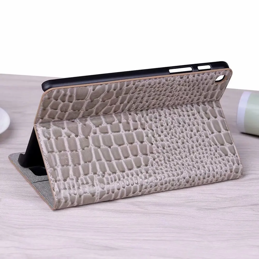Кожаный чехол для планшета с узором крокодиловая кожа samsung Galaxy Tab A T290 T295 SM-T290 SM-T295 8