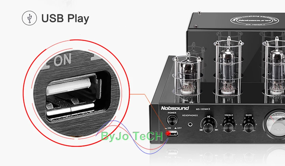 Nobsound MS 10D трубка усилитель мощности hi fi домашняя стерео аудио вакуумная
