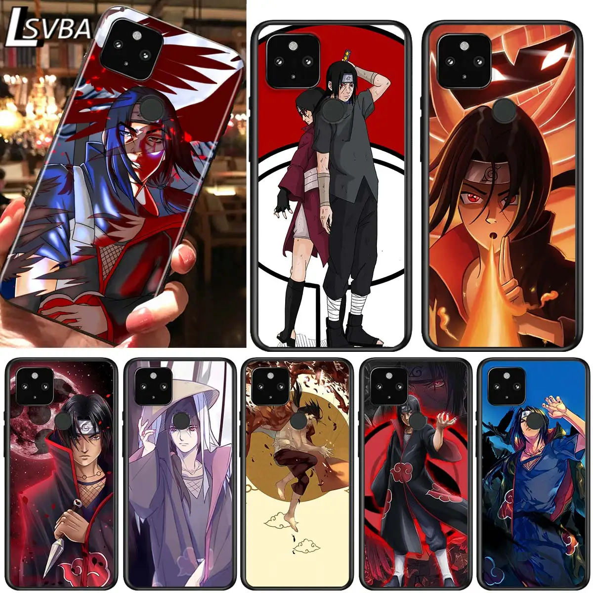 

Hot Art Japanese Anime Shockproof Cover for Google Pixel 5 5A 4 4A XL 5G Black Phone Case Shell Soft Fundas Coque Capa