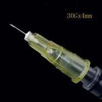 small needle 13mm 4mm 25mm disposable 30g medical micro plastic injection cosmetic sterile needle surgical tool small needle 13