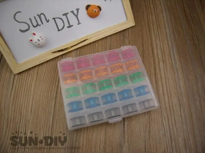 

Free shipping Thread Box Sewing tool Box for needlework 25pcs/box