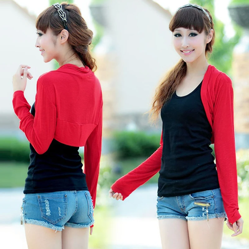 Women's Long Sleeve Bolero Jacket Top Ladies Cardigan Coat Size M-XXL | Женская одежда