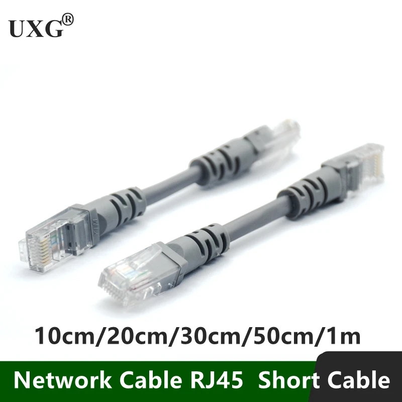 10 см CAT5 CAT5e CAT6e UTP сетевой кабель Ethernet штырь-штырь RJ45 соединительный LAN короткий 0 1 м