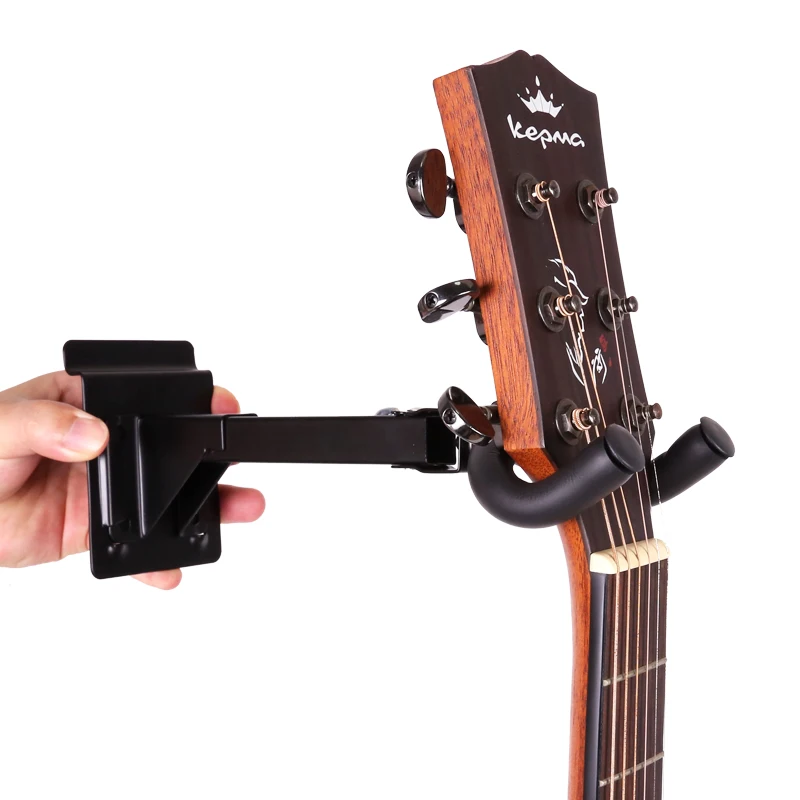 

Hook Extended Display Stand Black Metal Guitar Wall Hanging Stable Without Shaking Guitar Hook