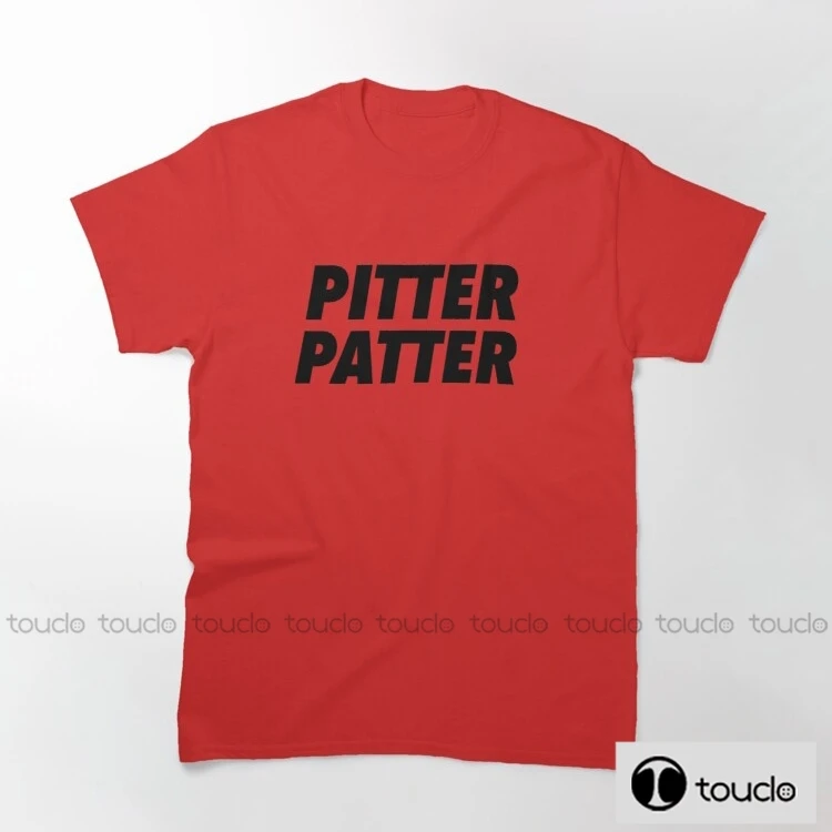 

New Pitter Patter Casual Mens T Shirts Fashion Harajuku Custom Men T-Shirt Short Sleeve Men Tshirt Punk Oversized Men'S T-Shirt
