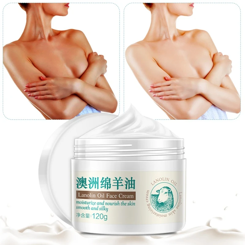 

NEW Improve Dry Face Skin Care Whitening Facial Care Face Cream Sheep oil Essence Nourish Cream Moisturizing Cream 120G FW65