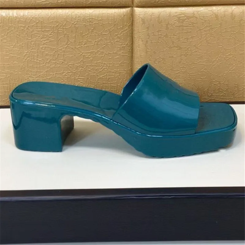 

Big Sale Candy Color Summer Platform Women Slippers Sandals Chunky high heel Slides Outdoor Ladies beach Shoes Sandals