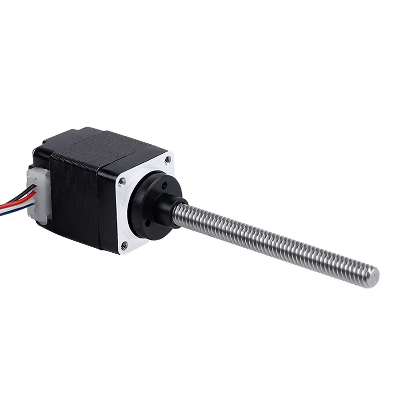 28 шаговый двигатель Линейный шаровой винт с резьбой 1 8 градусов двухфазный