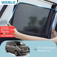 for volkswagen multivan t6 2006 2019 front windshield car sunshade side window blind sun shade magnetic visor mesh curtain net