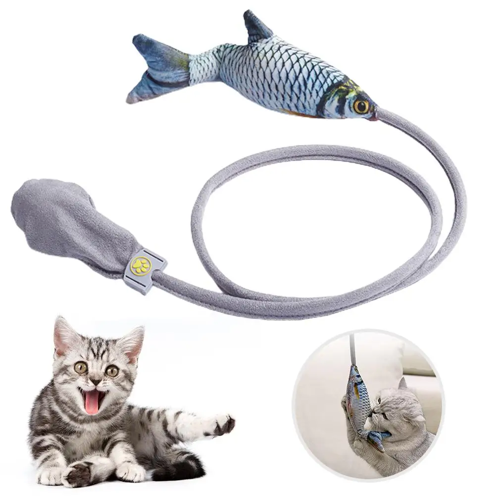 

Новые игрушки для домашних животных, имитация плюшевой рыбы, игрушка, Интерактивная забавная жевательная игрушка для домашних животных, мн...