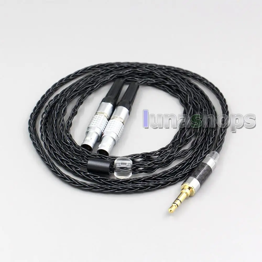 LN006443 2 5 мм 3 XLR сбалансированный 8 Core OCC серебро смешанные кабель для наушников Focal