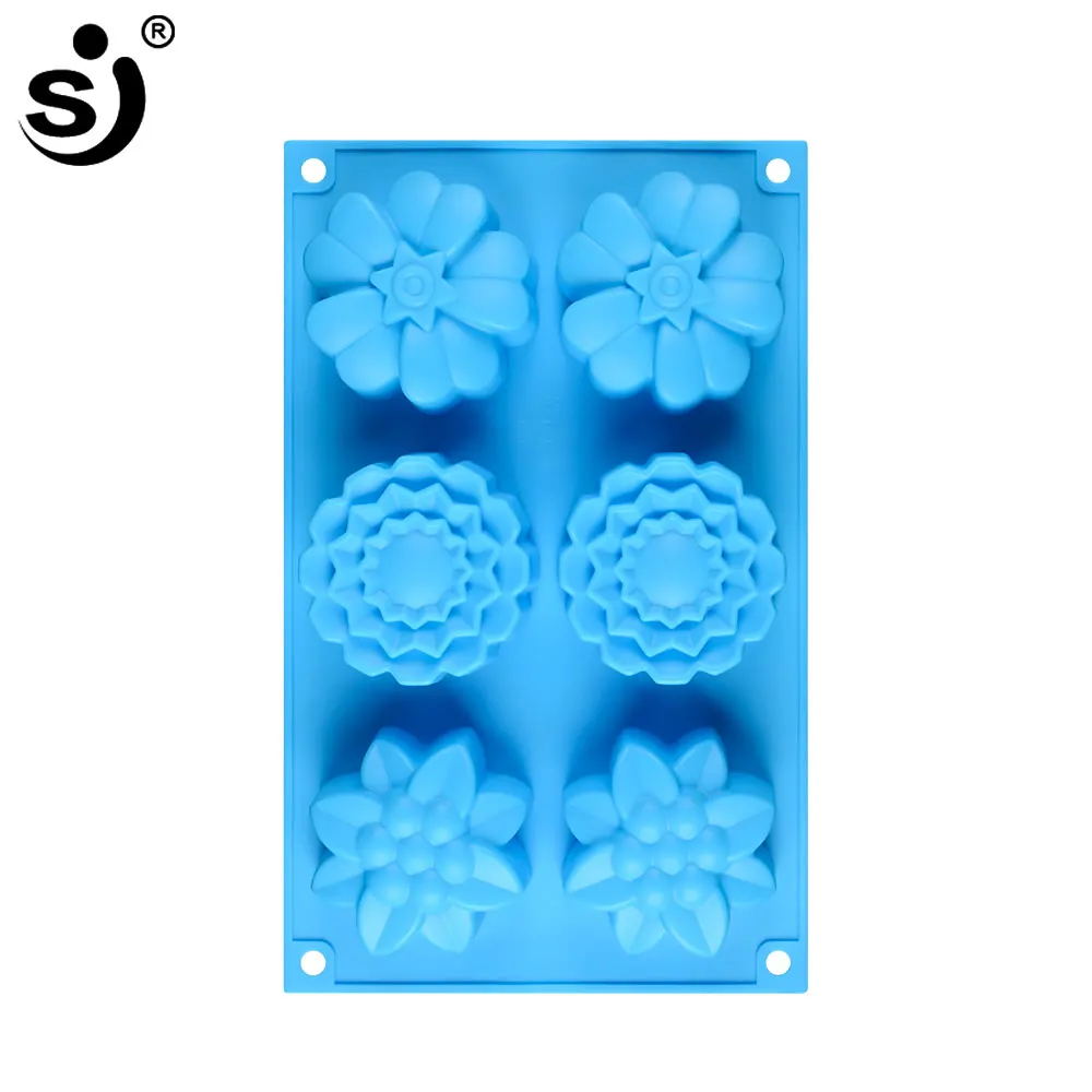 Силиконовая форма SJ 3D сделай сам формы для мыла с цветами инструмент ручной
