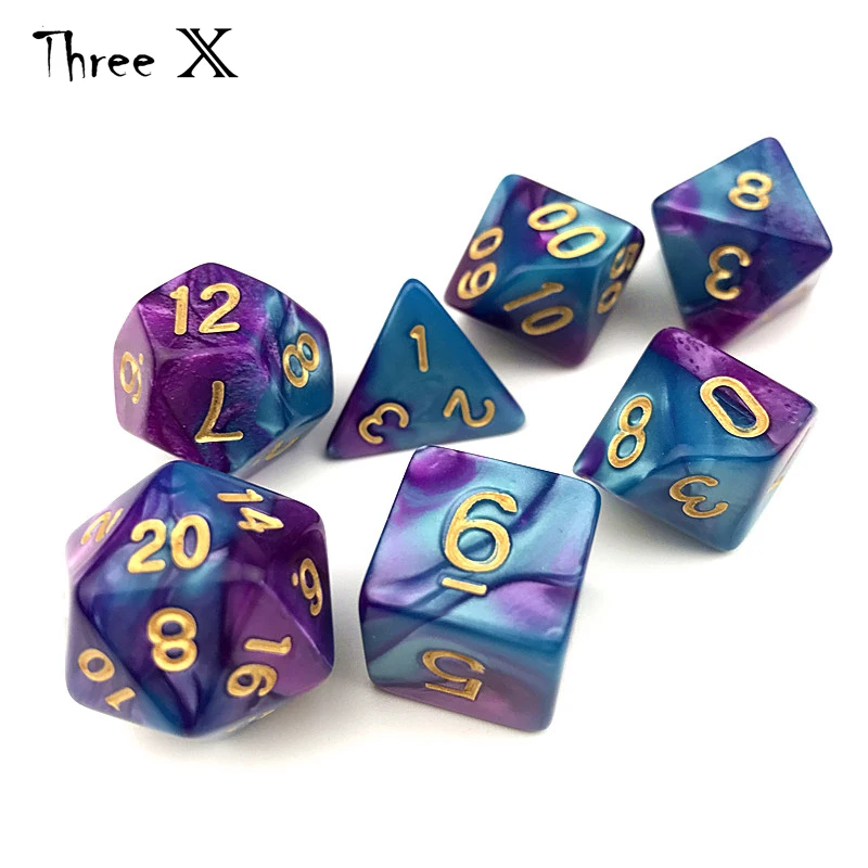 Высокое качество горячая Распродажа многогранные ролевые игры для кубической DND
