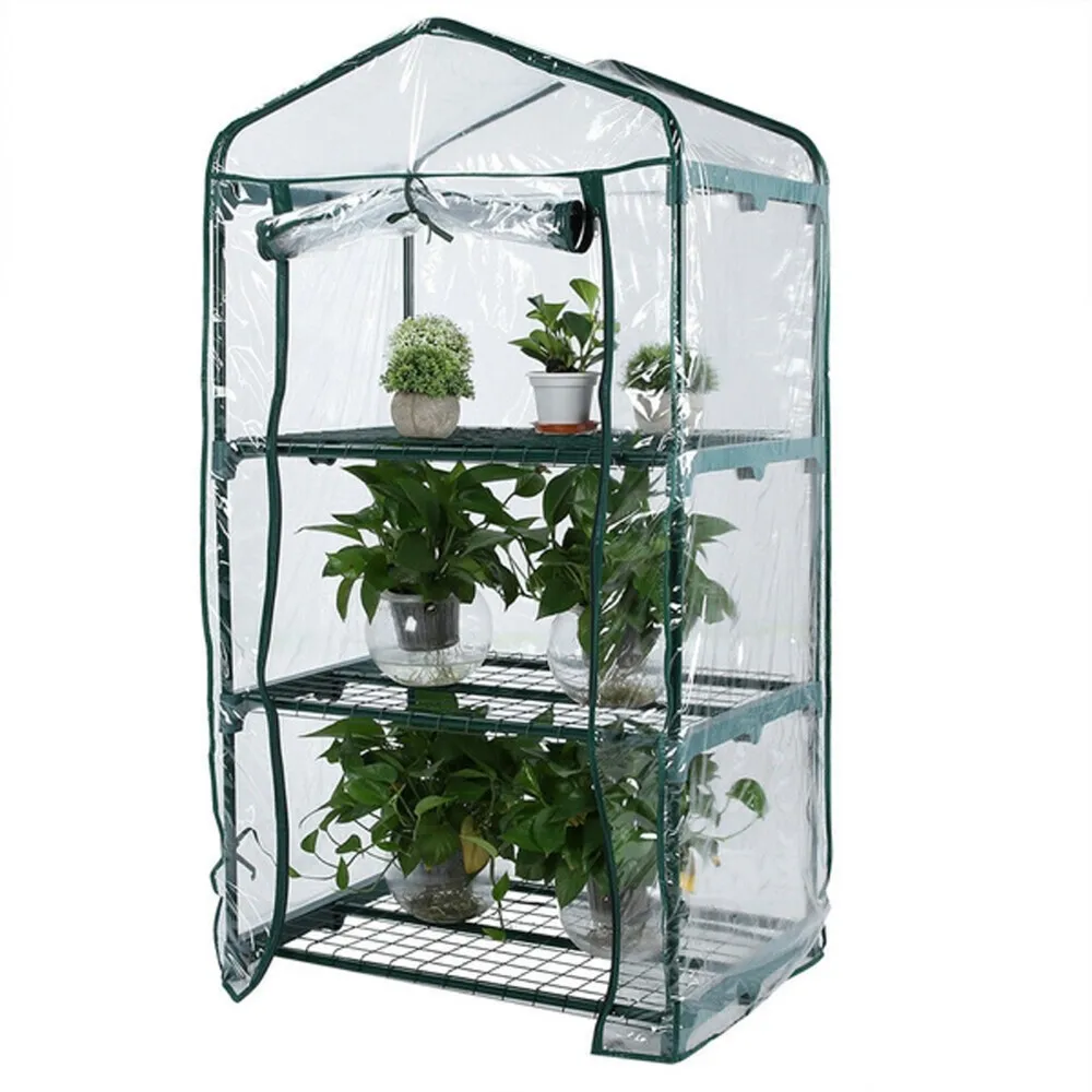 Мини палатка для теплиц складная прозрачная Водонепроницаемая садовая крышка