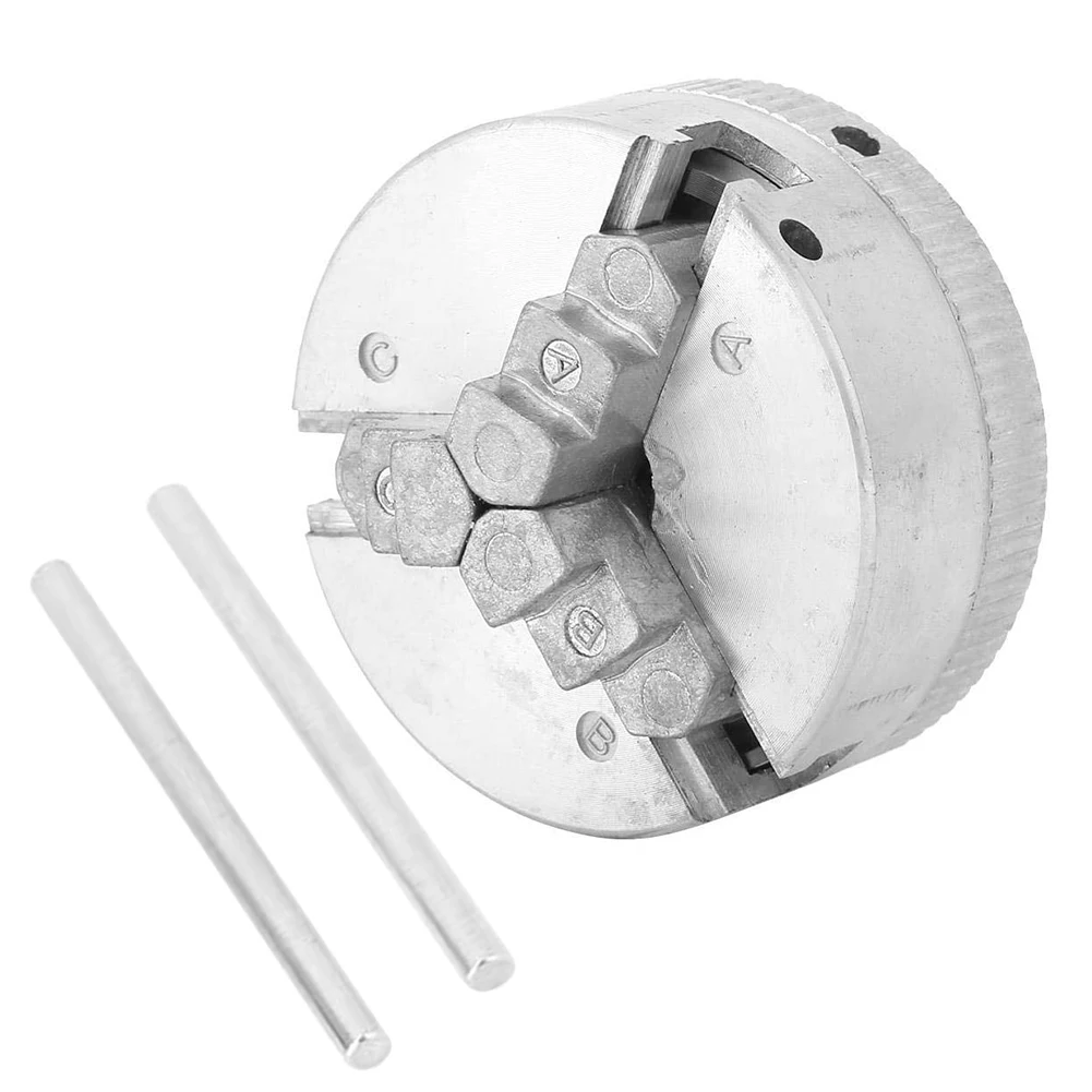 Прочный трехкулачковый патрон цинковый сплав диаметр зажима 1 8-56 мм высокая