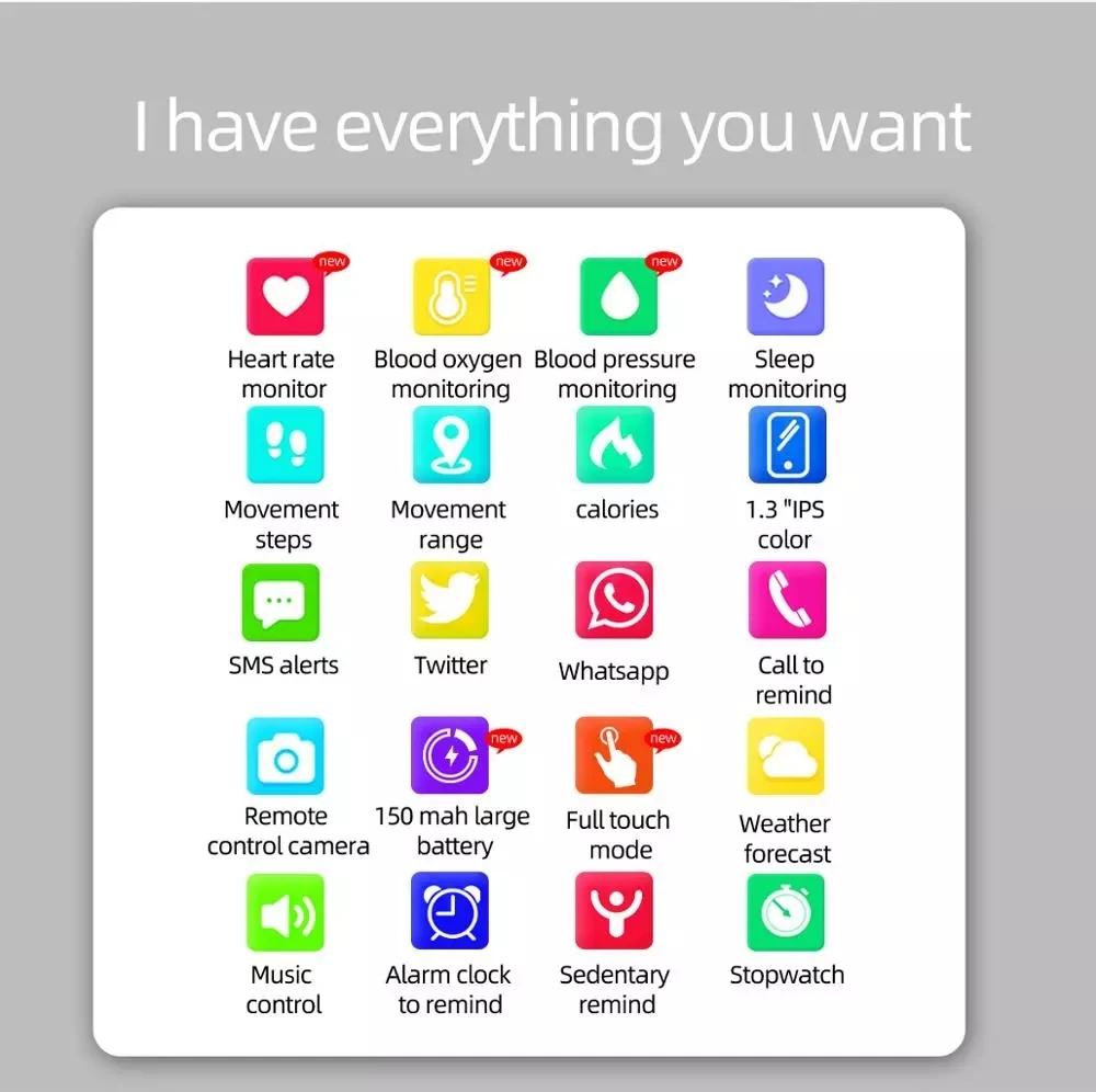 

P29 Smart Watch Blood Pressure Body Temperature Monitor Fitness Tracker Bracelet Sport Watches Women Men Smartwatch IOS Android