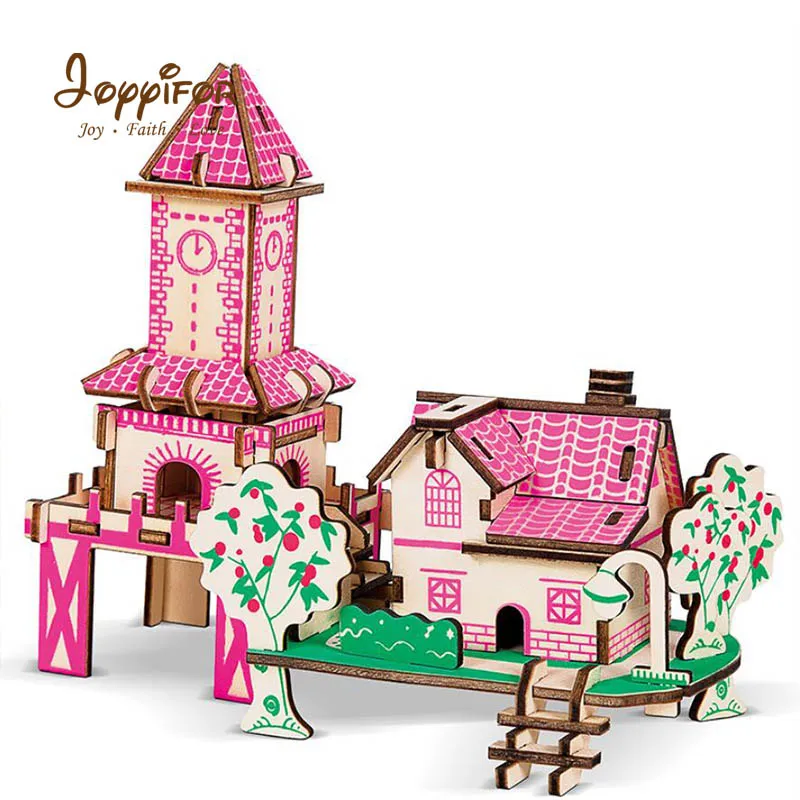 Деревянные на выбор 3D Садовый дом комната с видом море модель садового дома