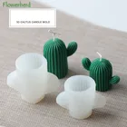 3D силиконовая форма для свечи с КАКТУСОМ, самодельная свеча ручной работы, материал сделай сам, пластырь, форма для шоколада