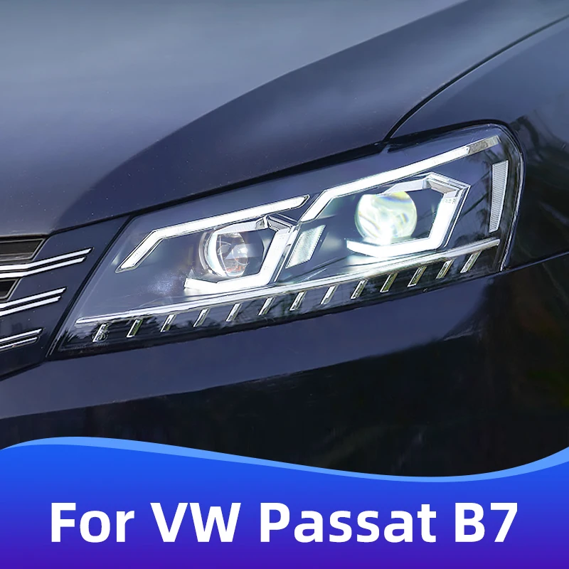 

Для 2011-2015 Volkswagen Passat B7 головной светильник сборки Upgrade полный светодиодный VW Passat B7 автомобильный светильник аксессуары для фар HId Xenon Bea