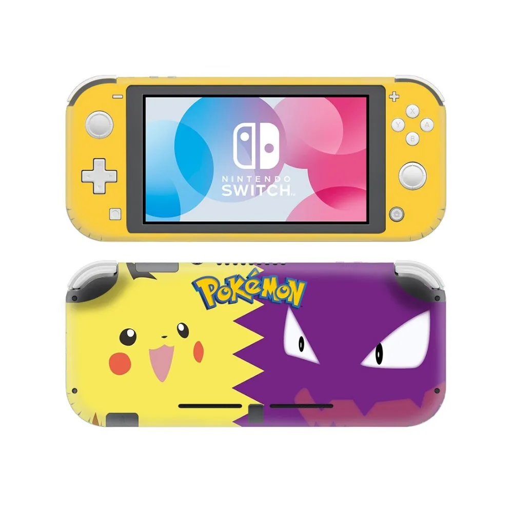 Покемон го Пикачу наклейка на кожу для nintendo Switch Lite консоль протектор Joy-con NAND переключатель Lite NSL наклейка на кожу