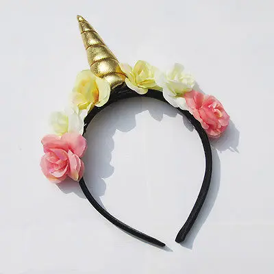 Головная повязка с головой единорога для вечерние взрослых и детей головная